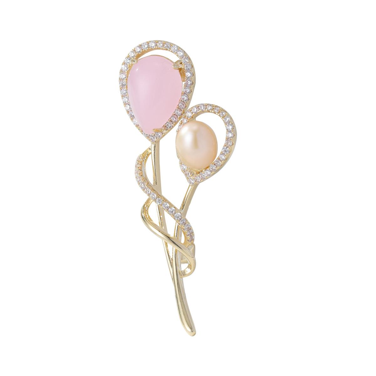 

Balloon Brooch Women S Accessories Corsage Wedding Premium Sense Niche Versatile Festive Clothing Accessories Holiday Gifts золотой