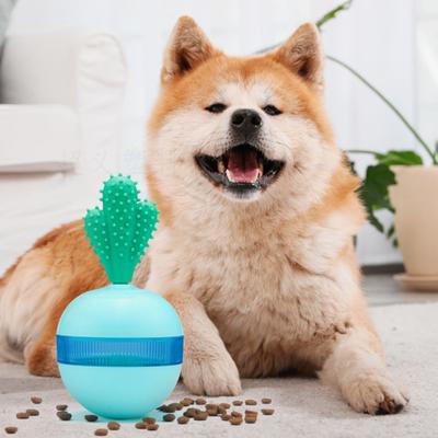 Hund Welpe Ball Interaktiv Kauen Langsamer Futterspender Nasenarbeit Training IQ Bombe Ball Schnüffel Leckerli Spielzeug Futterspender Hundezubehör