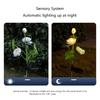 LED Solar Lotus Field Plug in Light Landscape Lawn Balcony Atmosphere Courtyard Light