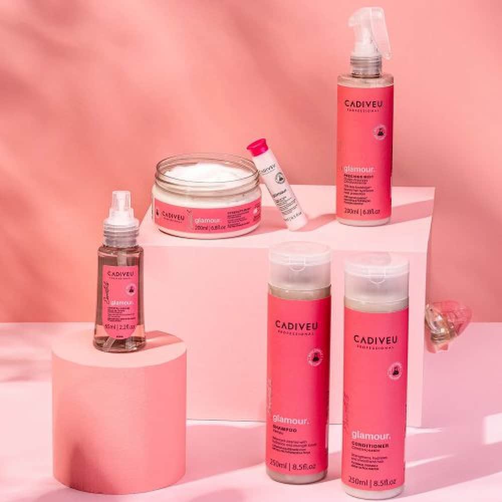 CADIVEU Hair Strengthening Line Glamour Hair Mist/Biotin Mist, Thickens and Strengthens Broken and Weak Hair with Moisture