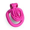 FRRK Rose Flower Inverted Pink Chastity Cage for Men Penis Cage Man Design Chastity Lock for Men