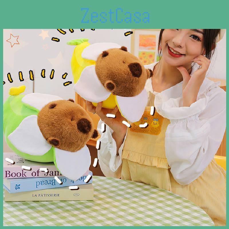 Capybara Plush Banana Toys Cartoon Animals Fill Doll Pillow Cushion Xmas Gifts