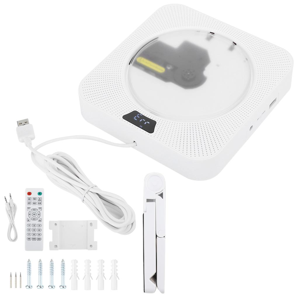 Q200 Przenośny Odtwarzacz CD Bluetooth Edukacja Płodowa Powtarzanie Urządzenie do Montażu Ściennego