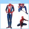 Ps4 Insomniac Spider-man Cosplay Kostüm 3D Druck Erwachsener Kinder Spidey Zentai Anzug Mit Exquisiter Verarbeitung Und Atmungsaktivem Lycra Material
