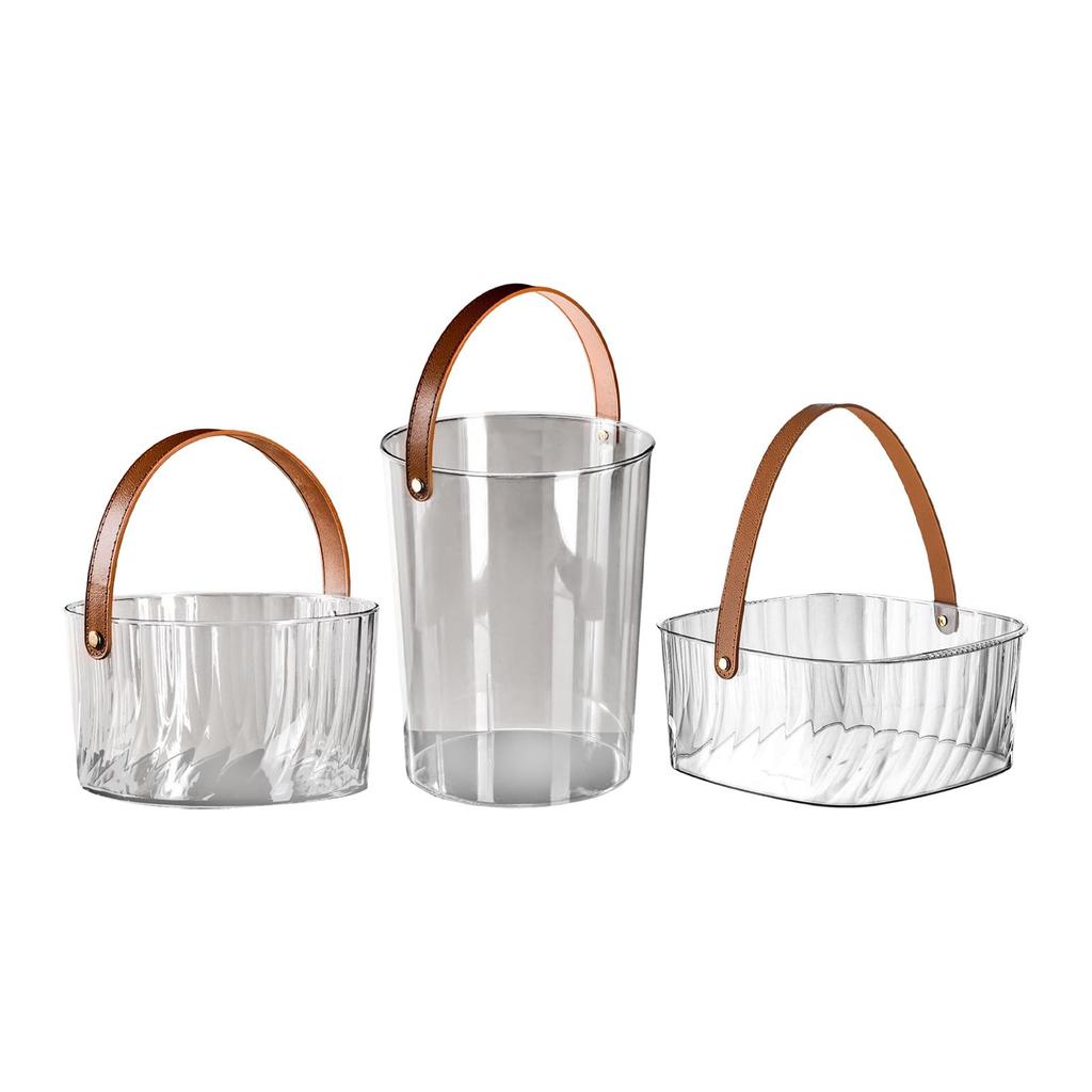 Ice Bucket Thickened Fruit Storage Bucket Drink Tub Drinks Chiller Bin with Handle for Beer Bottles Bar Pub Hotel Restaurant