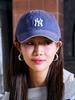 Emelbi Basic Washed Unstructured Ball Cap Ny (Navy)