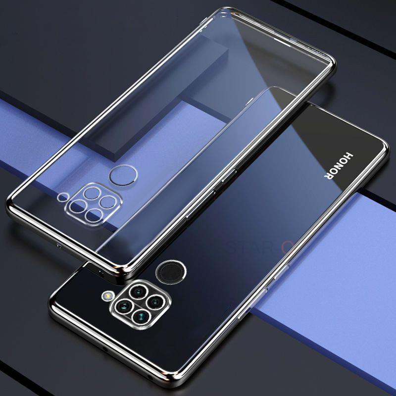 Luxury Plating Bumper Clear Case For Xiaomi Redmi Note 9 Pro Note9 S 9s 9pro Note9pro Soft Silicone Transparent Back Cover Funda