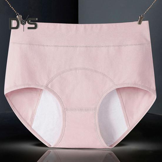 Dámské kalhotky Jednobarevné Nadměrná velikost Zvedající zadek S vysokým pasem Bezešvé Elastické Kalhotky proti protečení na menstruaci Dámské spodní prádlo