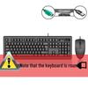 A4TECH Spill-Resistant Wired Keyboard Mouse Combo