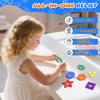 Fidget Sensory Toys for Kids Adults Silicone Worry Stone for Autism Color Shape Early Learning Toy Anxiety Relief Gifts