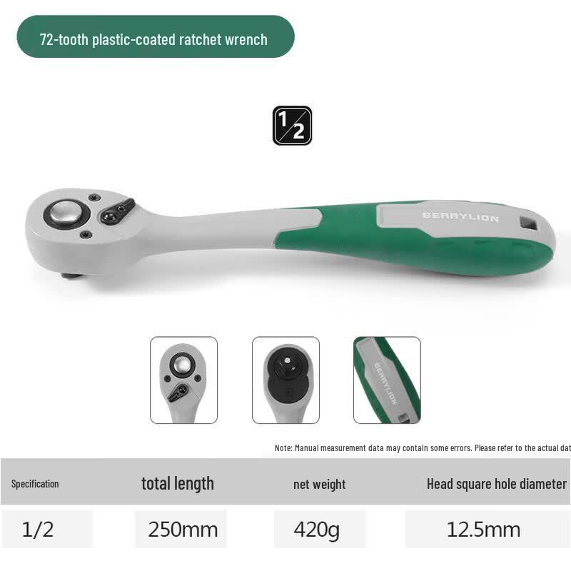 Berry Lion 1/2  Quick Ratchet Socket Wrench