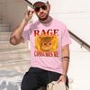 Funny T Shirt Rage Consumes Me Tshirt For Unisexs Unisexs Kitten Graph Tee Casaul Crewne Short Sve 2026 New Model Shortsleeve Crew