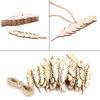 50pcs Unfinished Wood Wooden Craft Tags Blank Wood Slices Wood Feather Cutouts  Christmas Trees