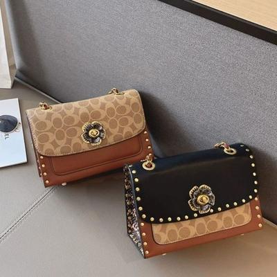 Detalle-Bolso de Hombro para Mujer con Cadena Bolsos Cruzados de Diseñador Sofisticado Elegante de Moda