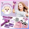 VBACALA Pretend Play Hairdresser Hair Makeup Hair and Store Includes Hair Hair Scissor and Makeup Perfect for Pretending to Be a Christmas Purple Toy,