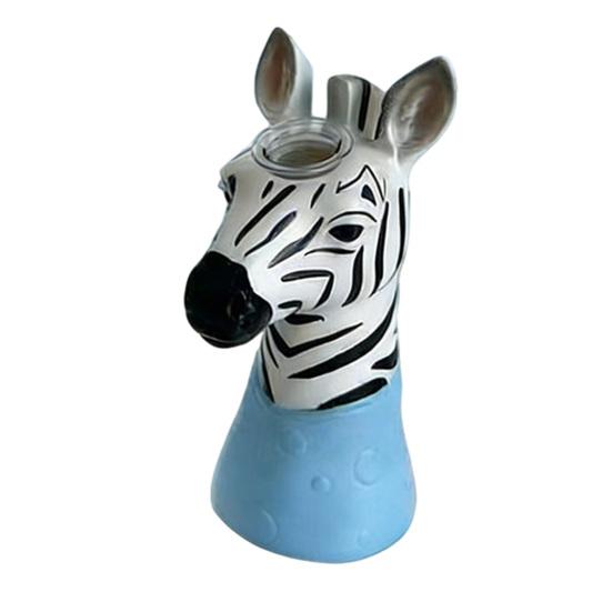 Милая Ваза-Голова Животного Современная Ваза для Цветов с Лицом Жирафа Зебры для Прихожей Дома Гостиной Настольное Украшение B