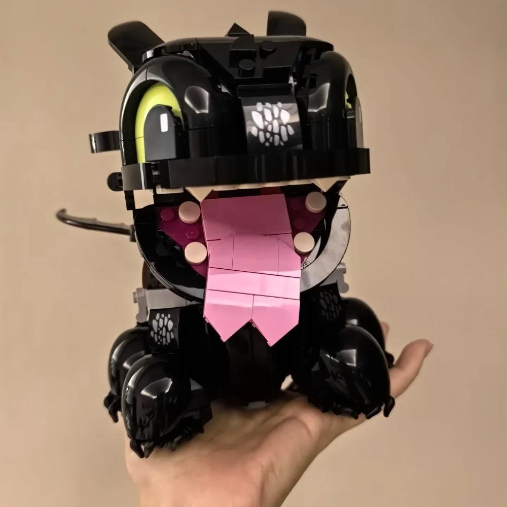 Adult Building Blocks Set - Toothless Dragon Model 10375 Movie Fan Gift 784 Pieces Creative Birthday Present