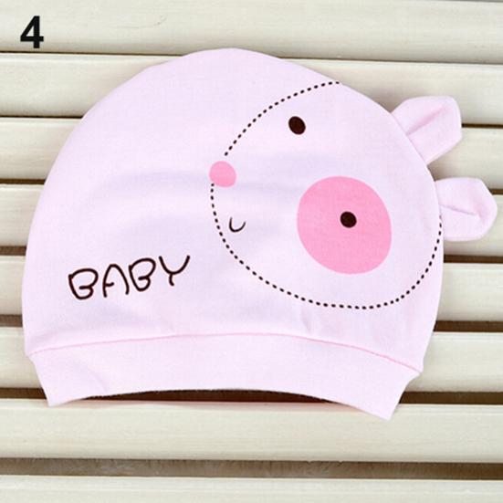 Unisex Baby Hat Newborn Toddler Beanie Cute Smile Face Rabbit Design Cotton Cap Warm