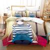 Anime A Girl and Her Guard Dog Bedding Set Single Twin Full Queen King Size Bed Set Adult Bedroom Duvet Cover Sets Home Textiles