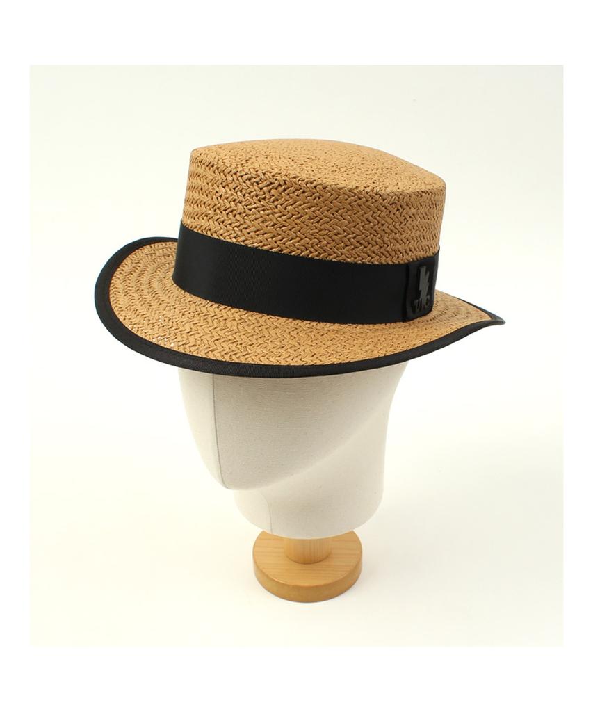 Taping Beige Panama Hat