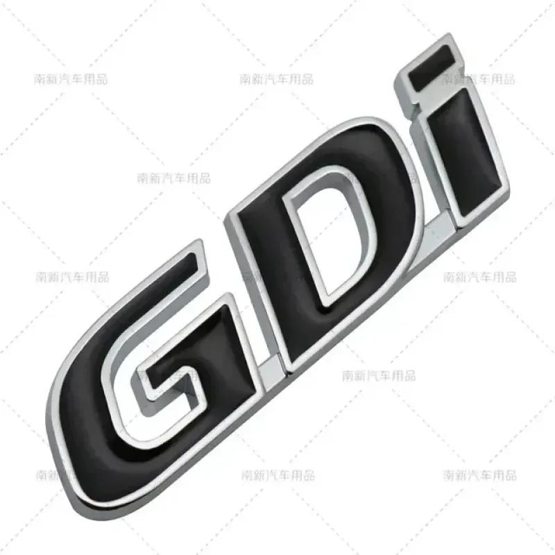 Autocolant 3D metal TGDI T GDI logo pentru apărătoare laterală pentru portbagaj din spate pentru Hyun-dai