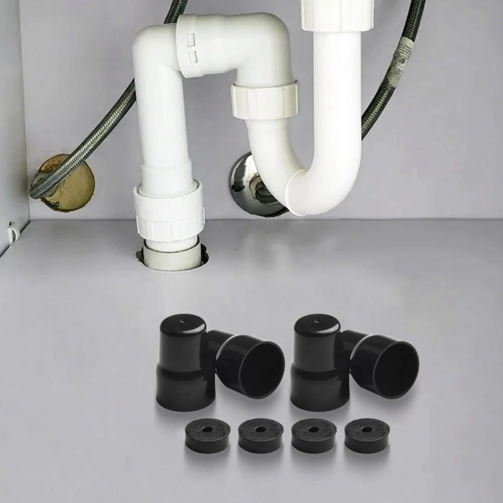 ABS Plastic Radiator Valve Cap Black White Valve Cover Replacement Cover Easy Push-Fit Water Heaters Pipe Cover