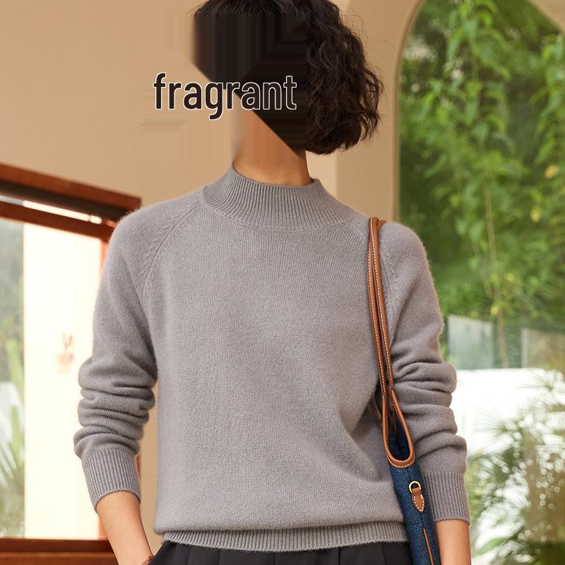 Women's Cashmere Sweater: Thickened Seven-Needle Knit Pullover for Autumn & Winter