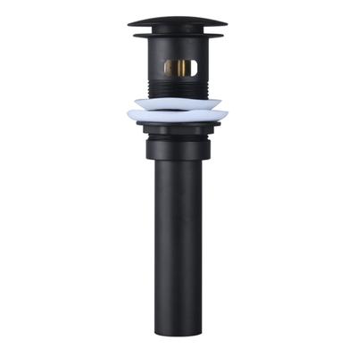 Steel & Rubber Kitchen Sink Strainer & Bathroom Pushing  Seal Popup Drain Stopper with Overflows Rusts Resistant Drain Stop