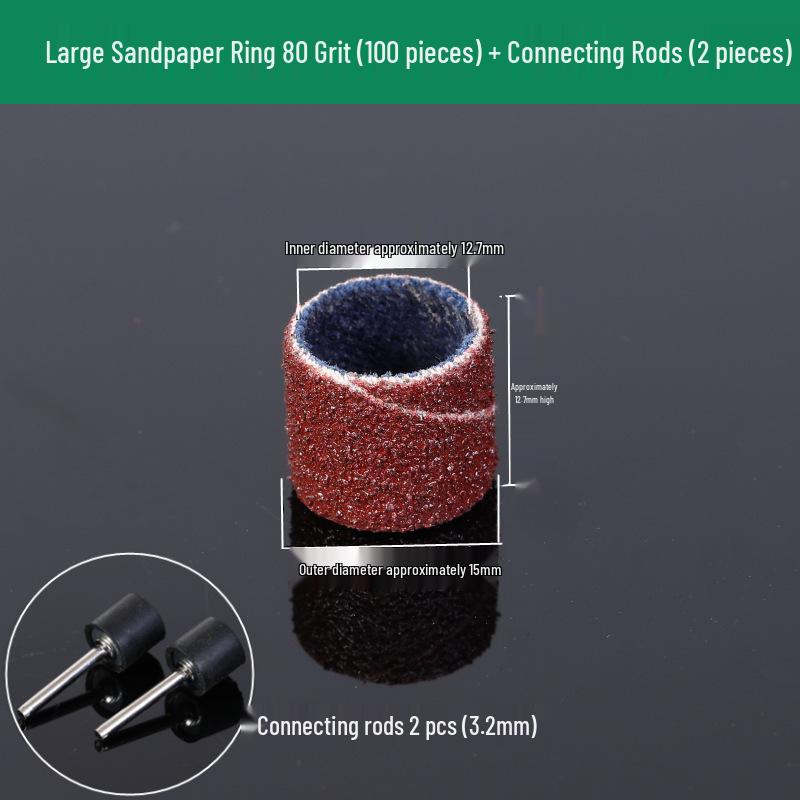 Electric Grinder Sanding Ring & Polishing Tool for Metal, Wood, and Rust Removal