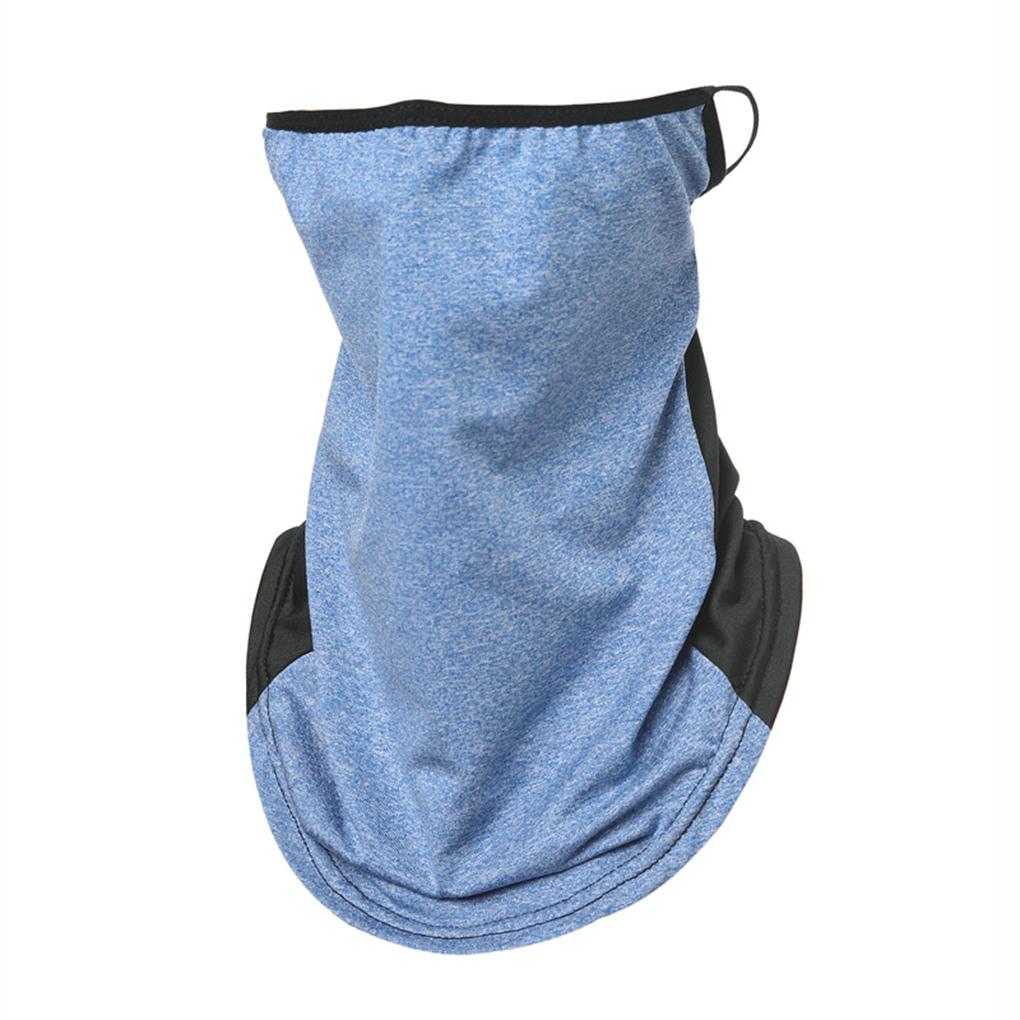 Sport Face Cover Earloop Covers Hiking Cycling Solid Color Sun Shade Scarf Summer Breathable Neck Gaiter Body Protector