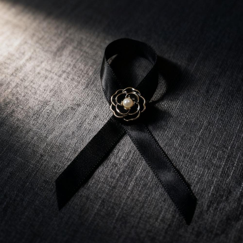 Melanoma Cancer Funeral Ribbon Badge Brooch Skin Cancer Funerals Memorial Pin Women Men