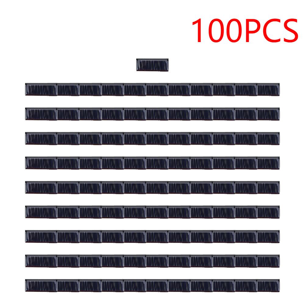 100-1pcs Mini Solar Cell Panel 5V 0.23W 45MA Pocket Solar Charging Panels Polysilicon Power Bank for 3.7V Solar Toy/LED Light
