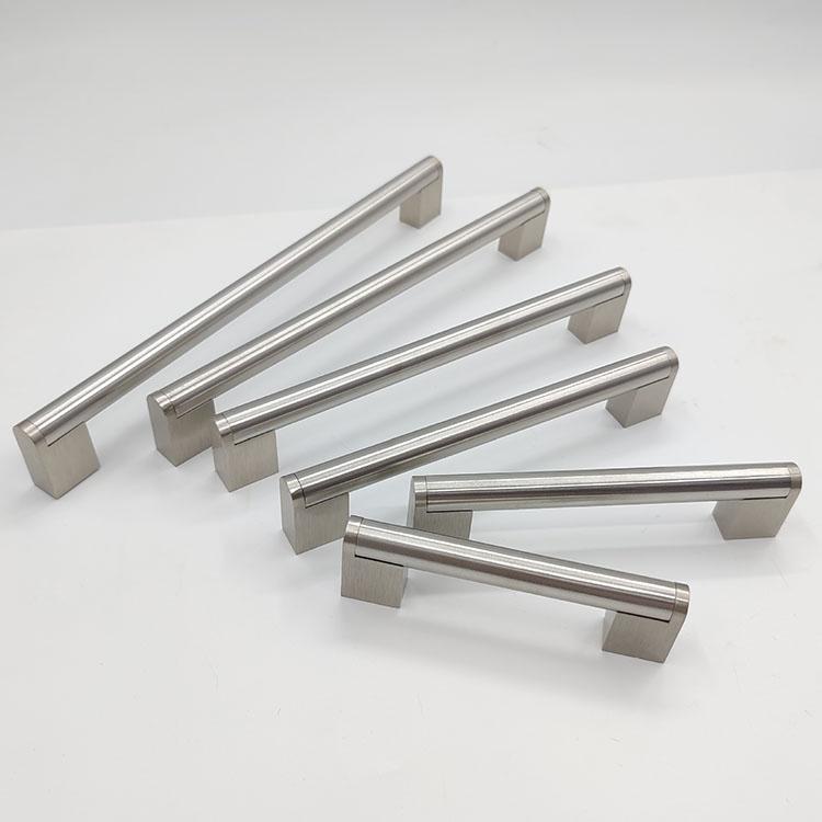 Modern Furniture Stainless Steel Cabinet Handles Pulls Wardrobe Drawer Door Handles