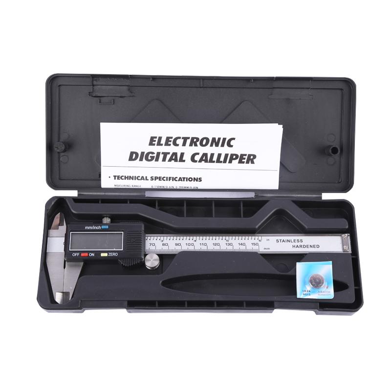 Professional Factory Custom Made Carbon Steel Electronic 150mm Digital Depth Vernier Calipers 0-150 mm