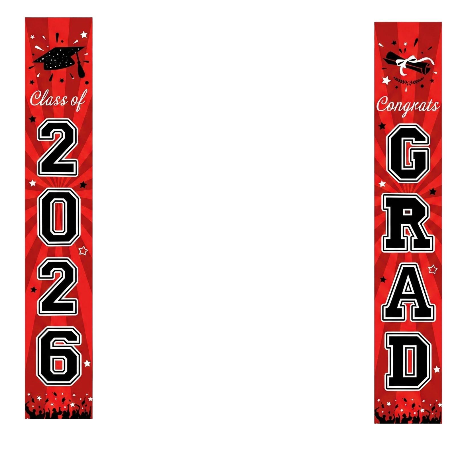 

Graduation Class Decoration Door Flag Hanging Flag Graduation Party Decoration Supplies one size