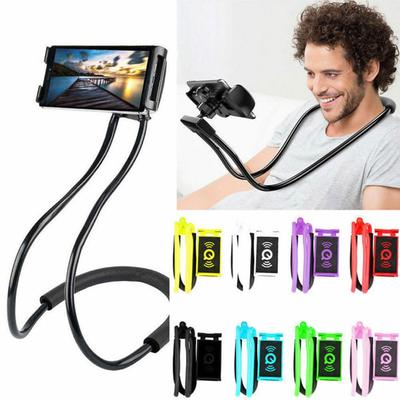 STONEGO Universal Mobile Phone Holder Extendable Neck Hanging Selfie Stick Rack Adjustable 360°Free Rotating Mount Holder