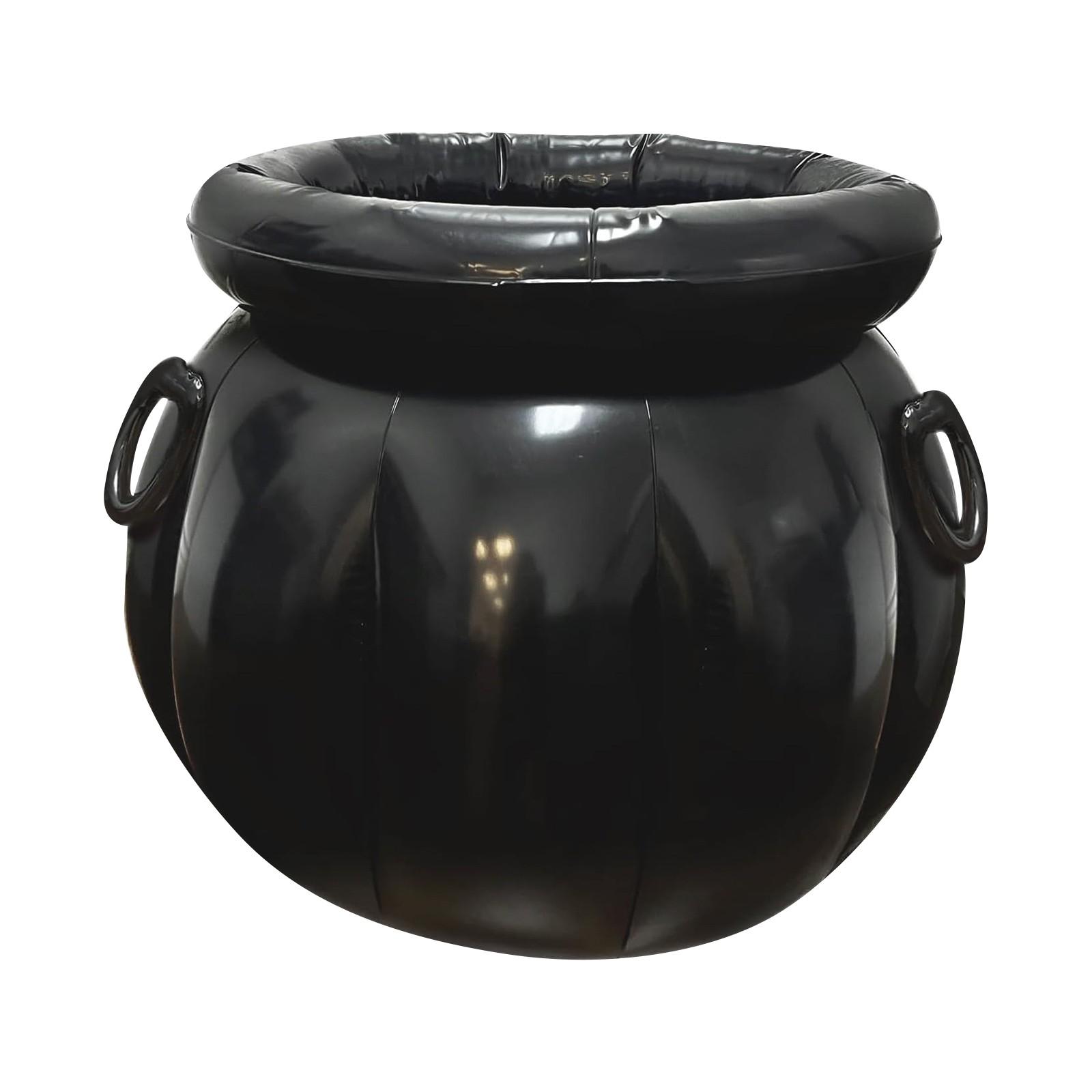 

22x18 Inch Large Inflatable Halloween Cauldron Drink Cooler, St Patrick , Beverage Holder, Candy Kettle, Witch s Cauldron, Party Decoration One Size