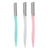 3Pcs Women Eyebrow Trimmer Stainless Steel Blade Facial Hair Shaver Eyebrow Shaping Razor