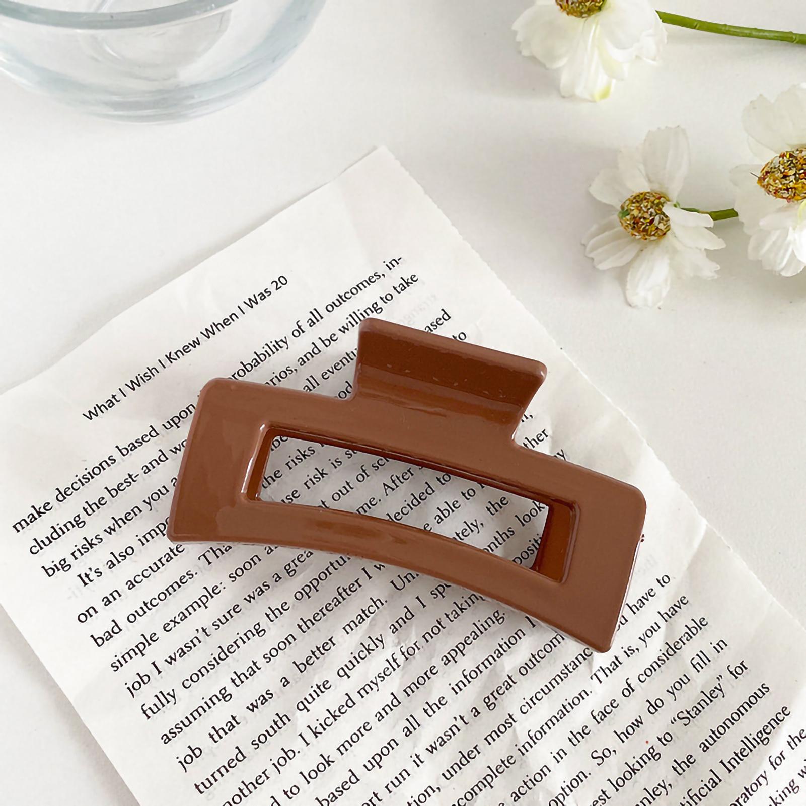 

Заколки-крабы для волос, большие, сильная фиксация, зажимы-заколки, идеальные подарки для тонких густых волос 12#