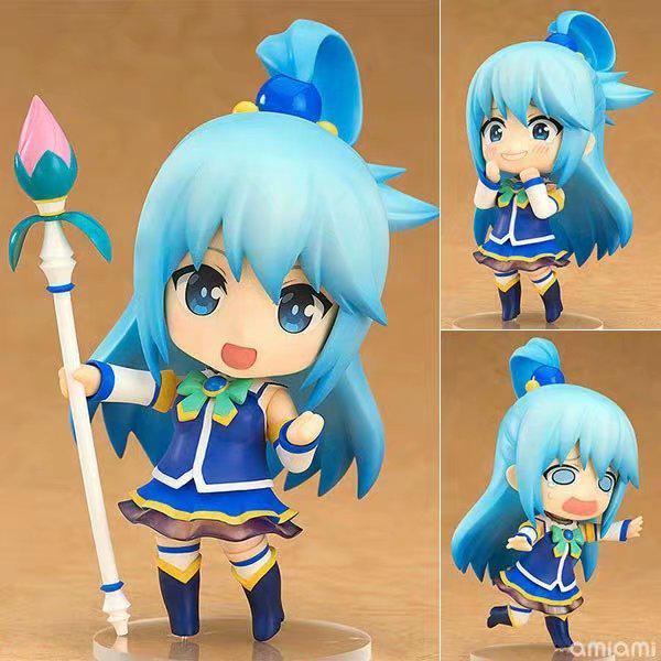 Q Version Anime Girl Figure: Cute, Beautiful, Replaceable Face Toy Ornament - Ideal Birthday Gift