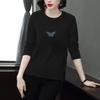 Fashion Women Casual Long Sleeve Printed  Blouse Ladies T-Shirt Tops