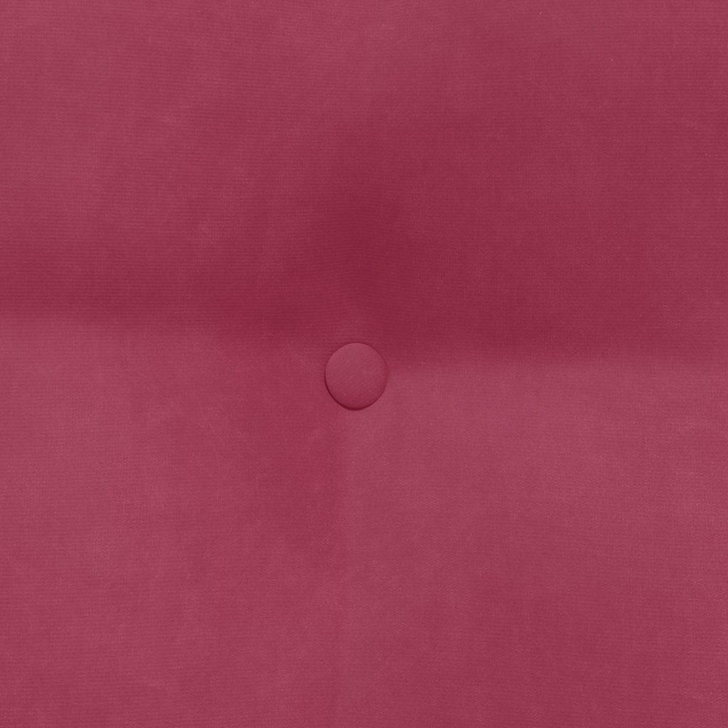 Back Cushion Burgundy Red 80 x 24 x 50 cm Velvet