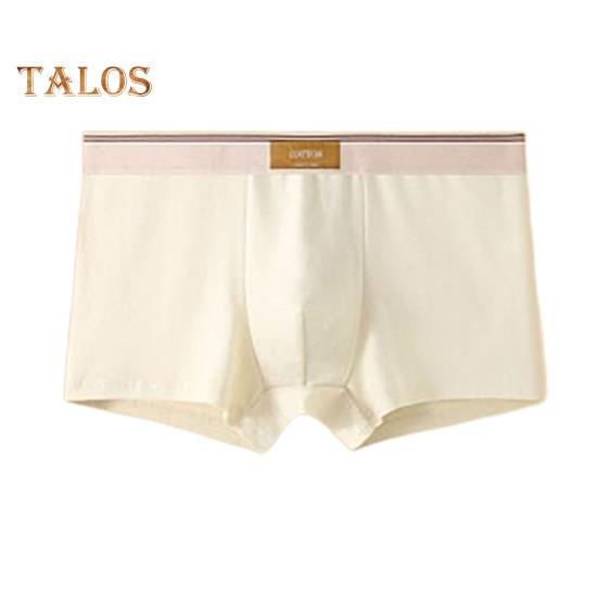 Men Boxer Underwear Mid-rise Wide Elastic Waistband Patchwork Color U-Convex Shorts Briefs Breathable Panties