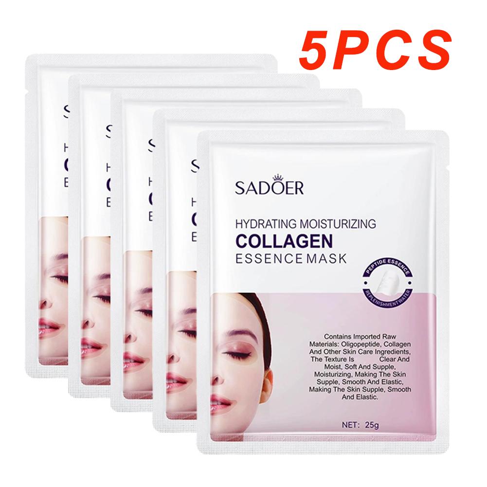 Hyaluronic Acid Collagen Face Mask Skincare Moisturizing Hydrating Facial Masks Sheet Mask Skin Care