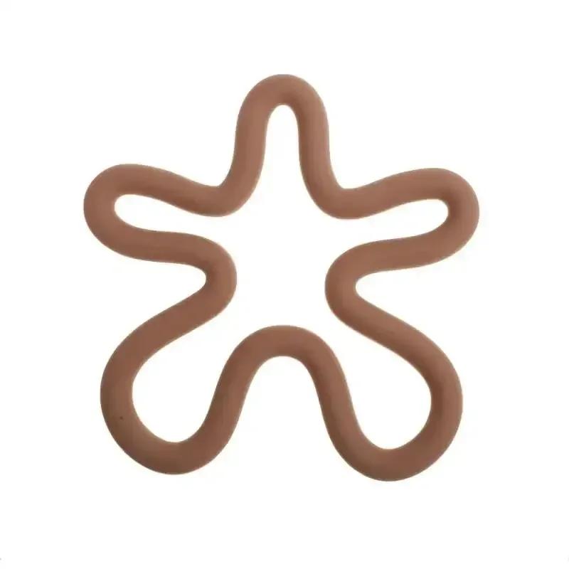Unregelmäßige Silikon-Wärmeisolierende Tischdecke Kaffeetassenuntersetzer Hochtemperaturbeständig Haushaltsküche Schüssel Topf Teller Untersetzer