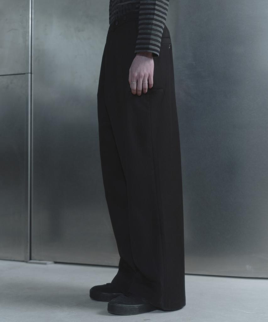 Kilyu Wrap Slacks_Black