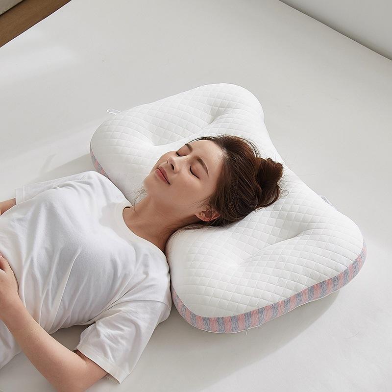 Cervical Orthopedic Neck Pillow Help Sleep Spa Memory Pillows Protect For Neck Breathable Comfortable Solid Color For Sleeping