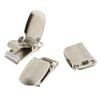 Pacifier Clips Nickel Plated Iron U Shape Webbing Hook DIY Craft Suspender Clip for Baby Use