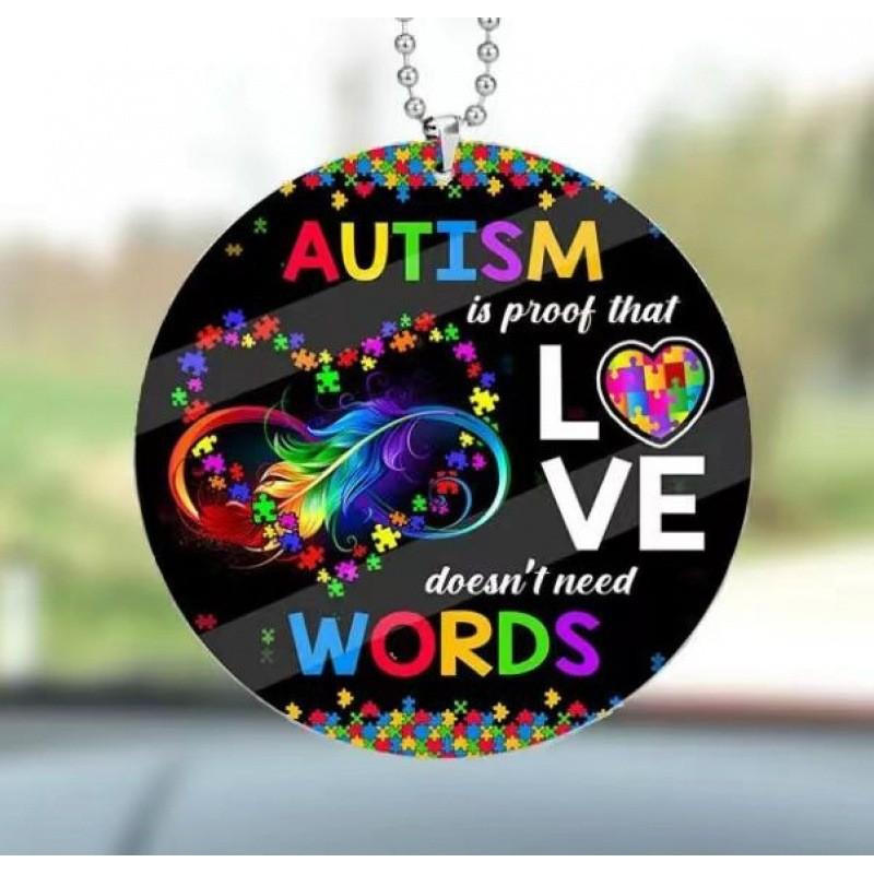 2d Acrylic Charming Car Decor Item For Personalized Home And Backpack Style