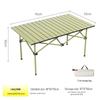 SERIES CLEAR Portable Folding Camping Table
